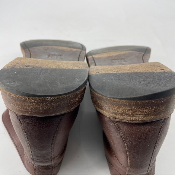 Frye Men’s Chukka Brown Leather Ankle Boots Shoes Size 9.5 main image 6